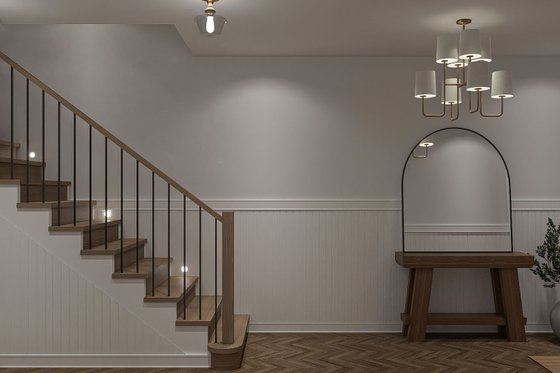 Interior - Entry for Cottage House Plan #455-348 - 4 bed, 4.5 bath