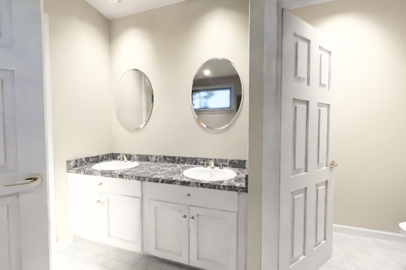 House Blueprint - Interior - Master Bathroom for Modern House Plan #513-2473 - 3 bed, 2.5 bath
