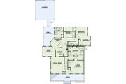 Southern Style House Plan - 4 Beds 3 Baths 2186 Sq/Ft Plan #17-1026 
