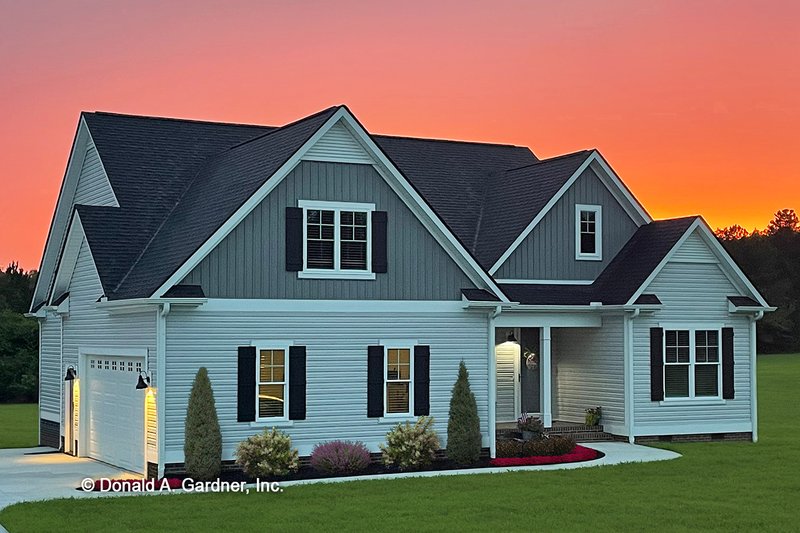 House Plan Design - Exterior - Front Elevation 3 for Cottage House Plan #929-1129 - 3 bed, 2.5 bath