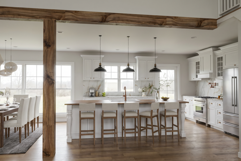 House Plan Design - Interior - Dining Room 1 for Farmhouse House Plan #923-506 - 3 bed, 3.5 bath