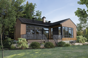 Cottage Style House Plan - 2 Beds 1 Baths 936 Sq/Ft Plan #25-4928 