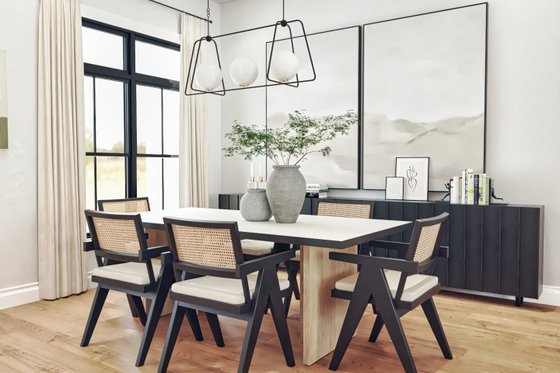 Interior - Dining Room for Farmhouse House Plan #119-470 - 3 bed, 3 bath