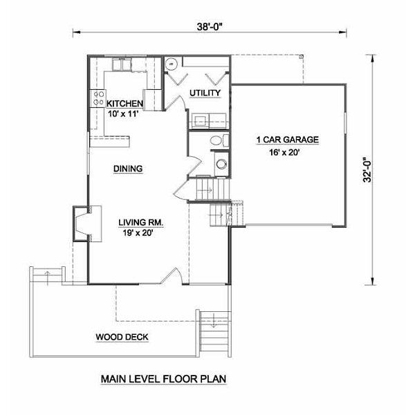 Floor Plan - Main Floor Plan #116-108