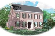 Colonial Style House Plan - 4 Beds 3 Baths 3161 Sq/Ft Plan #81-1591 