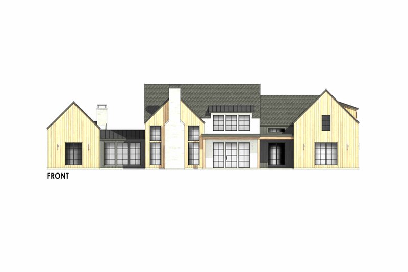 Home Plan - Exterior - Front Elevation 6 for Farmhouse House Plan #1096-5 - 4 bed, 4.5 bath