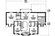 Colonial Style House Plan - 4 Beds 4 Baths 3932 Sq/Ft Plan #25-4487 