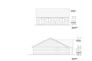 Craftsman Style House Plan - 3 Beds 2 Baths 1315 Sq/Ft Plan #53-738 