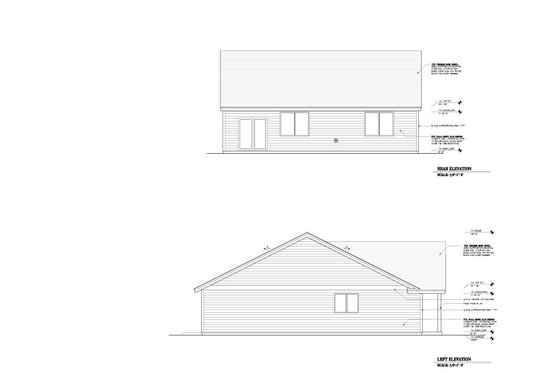 Exterior - Other Elevation 1 for Craftsman House Plan #53-738 - 3 bed, 2 bath