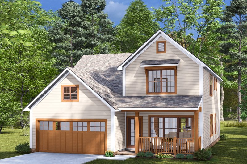 Home Plan - Cottage Exterior - Front Elevation Plan #513-2279