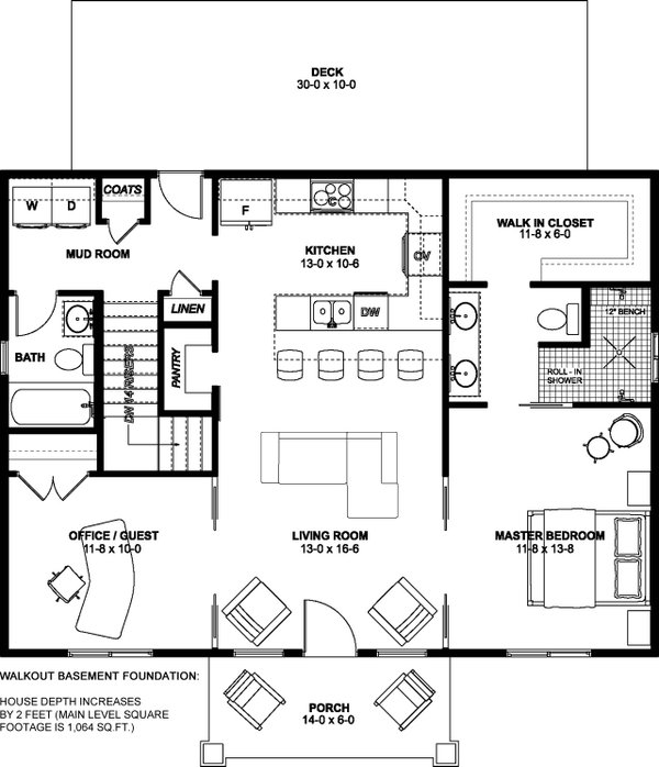 Dream House Plan - Farmhouse Floor Plan - Other Floor Plan #126-236