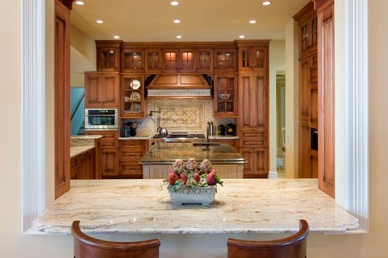 Interior - Kitchen 2 for Mediterranean House Plan #548-2 - 4 bed, 4.5 bath