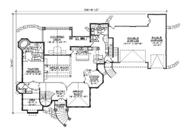Home Plan - European Floor Plan - Main Floor Plan #5-447