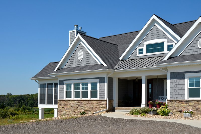 Dream House Plan - Exterior - Front Elevation for Ranch House Plan #70-1499 - 2 bed, 2 bath