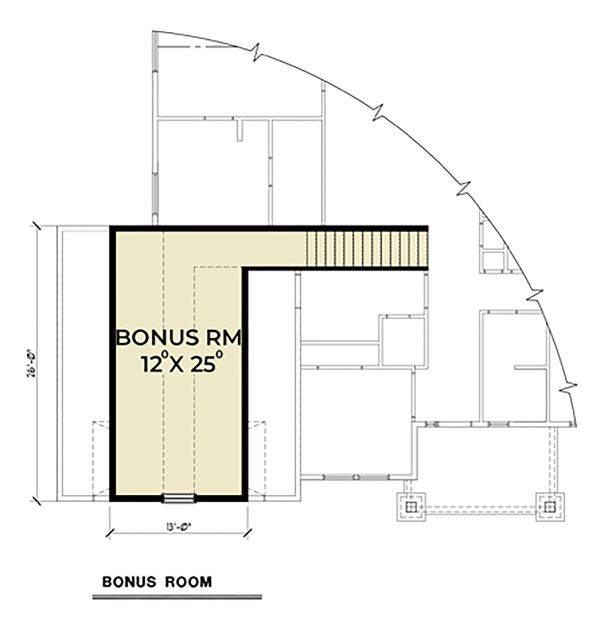 House Blueprint - Craftsman Floor Plan - Other Floor Plan #1070-47