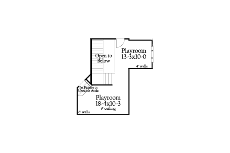 Dream House Plan - Floor Plan - Other Floor for Southern House Plan #406-9614 - 4 bed, 4.5 bath