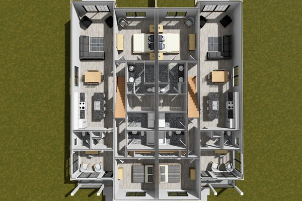 House Blueprint - Craftsman Floor Plan - Main Floor Plan #513-2387