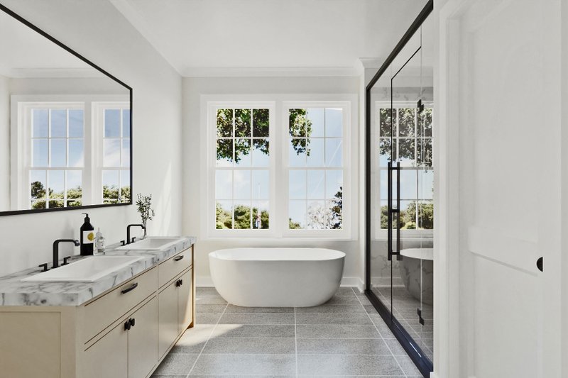 Dream House Plan - Interior - Master Bathroom for Tudor House Plan #461-89 - 5 bed, 3 bath
