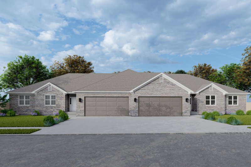 House Blueprint - Traditional Exterior - Front Elevation Plan #1060-204