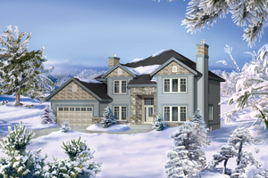 Traditional Exterior - Front Elevation Plan #25-4629
