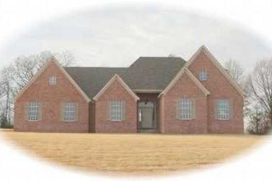 Exterior - Front Elevation for European House Plan #81-1161 - 4 bed, 3.5 bath