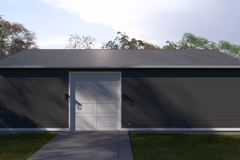 Architectural House Design - Exterior - Rear Elevation for Traditional House Plan #1060-274, 1 bath