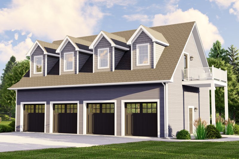 Home Plan - Craftsman Exterior - Front Elevation Plan #1064-138