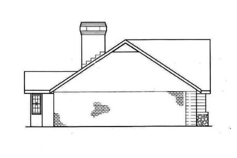 Home Plan - Exterior - Other Elevation 1 for Ranch House Plan #45-119 - 4 bed, 2 bath