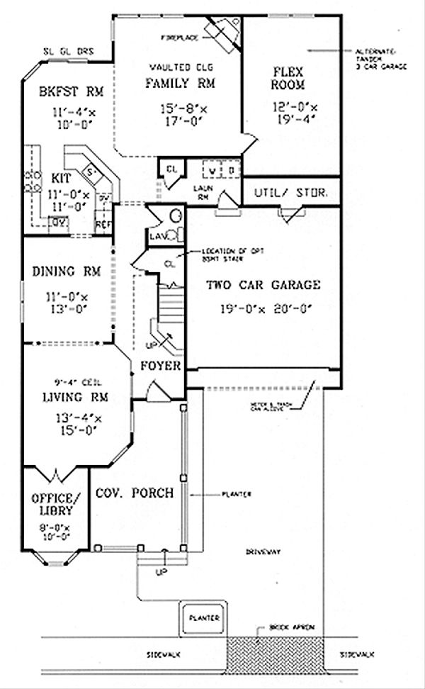 2600 square foot country home