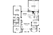 Craftsman Style House Plan - 2 Beds 2 Baths 1874 Sq/Ft Plan #48-279 