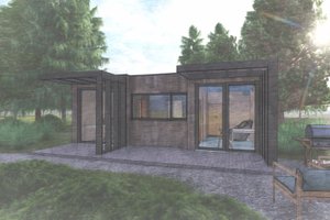 Photo 1 for Modern House Plan #549-36 - 2 bed, 1 bath