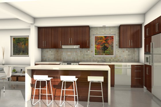 Interior - Other 3 for Modern House Plan #497-58 - 3 bed, 3 bath