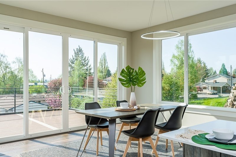 Architectural House Design - Interior - Dining Room for Modern House Plan #1066-67 - 4 bed, 3.5 bath
