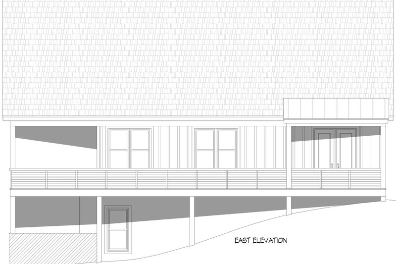 House Plan Design - Exterior - Other Elevation 1 for Country House Plan #932-1106 - 3 bed, 2.5 bath