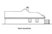 European Style House Plan - 3 Beds 2 Baths 1420 Sq/Ft Plan #45-245 