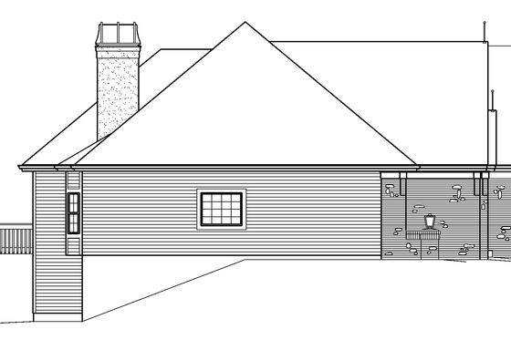 Exterior - Other Elevation House Plan #57-580 - 3 bed, 2.5 bath