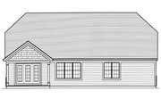 Craftsman Style House Plan - 3 Beds 2 Baths 1667 Sq/Ft Plan #46-910 