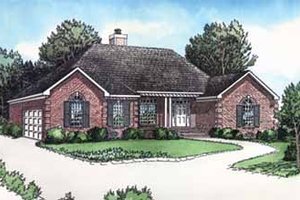 Traditional Exterior - Front Elevation Plan #16-245