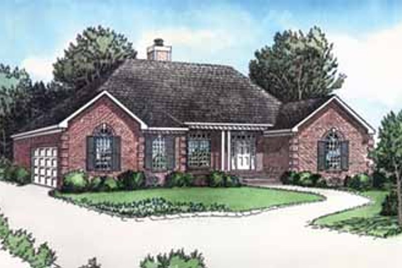 Traditional Style House Plan - 2 Beds 2 Baths 1140 Sq/Ft Plan #16-245