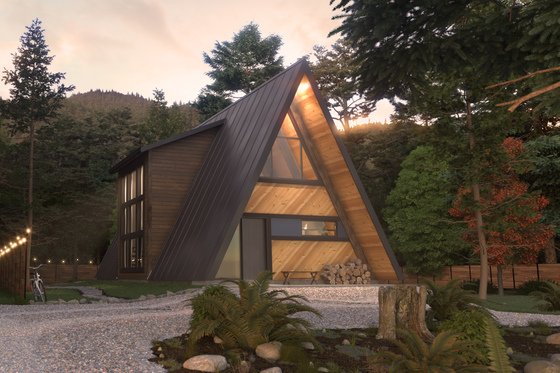 Exterior - Outdoor Living for Cabin House Plan #1086-1 - 2 bed, 1.5 bath