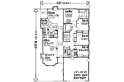 Traditional Style House Plan - 4 Beds 2 Baths 1805 Sq/Ft Plan #47-632 