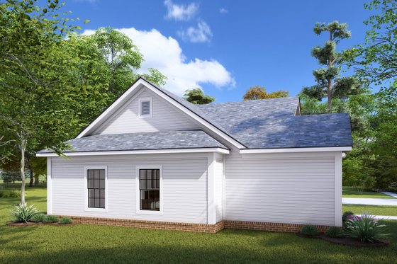 Exterior - Other Elevation 2 for Country House Plan #513-2057 - 2 bed, 2 bath