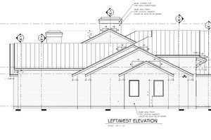 Exterior - Other Elevation 1 for Contemporary House Plan #1110-18 - 4 bed, 3.5 bath