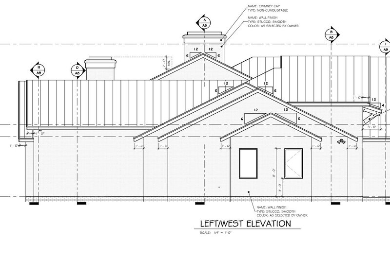 Home Plan - Exterior - Other Elevation 1 for Contemporary House Plan #1110-18 - 4 bed, 3.5 bath