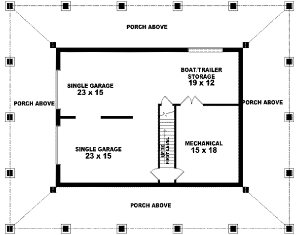 Farmhouse Floor Plan - Other Floor Plan #81-736