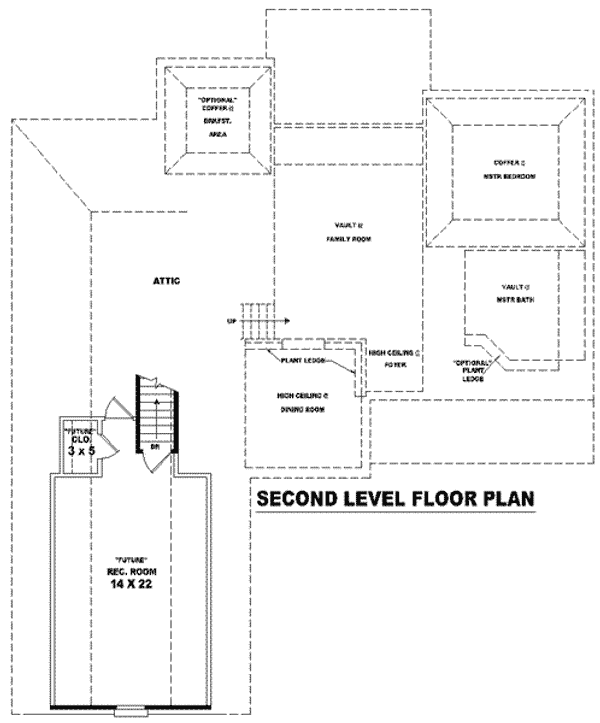 Floor Plan - Other Floor for Traditional House Plan #81-894 - 3 bed, 2 bath