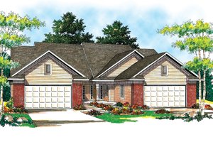 Traditional Exterior - Front Elevation Plan #70-1152