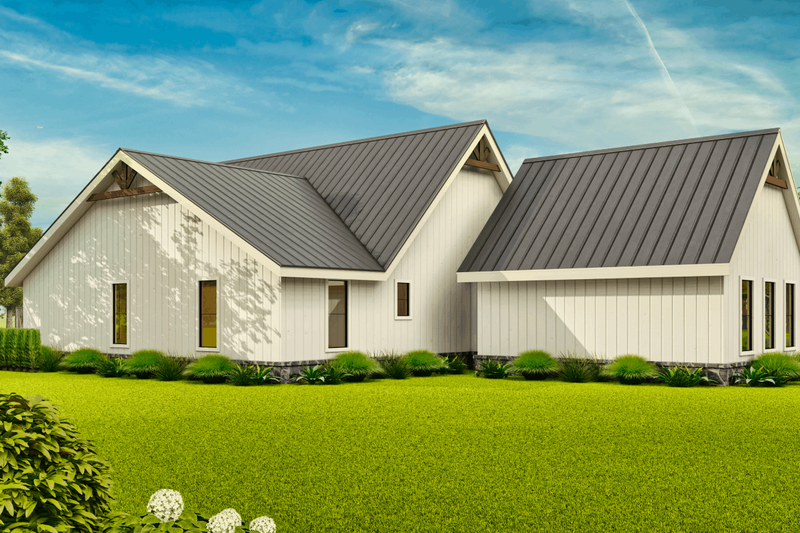 House Design - Exterior - Other Elevation 2 for Farmhouse House Plan #119-458 - 3 bed, 2 bath