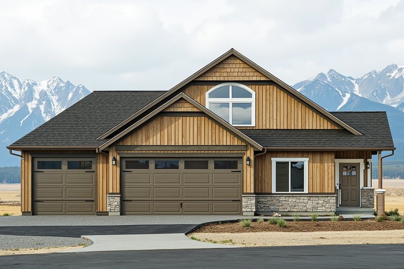 Architectural House Design - Craftsman Exterior - Front Elevation Plan #112-270