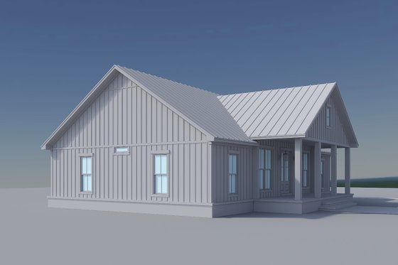 Exterior - Other Elevation for Farmhouse House Plan #430-432 - 4 bed, 3 bath
